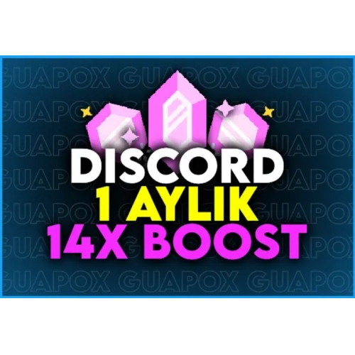  ANLIK  1 Aylık Discord 14x Boost